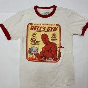 Black Matter - Y2K Hells Gym tee - size small
